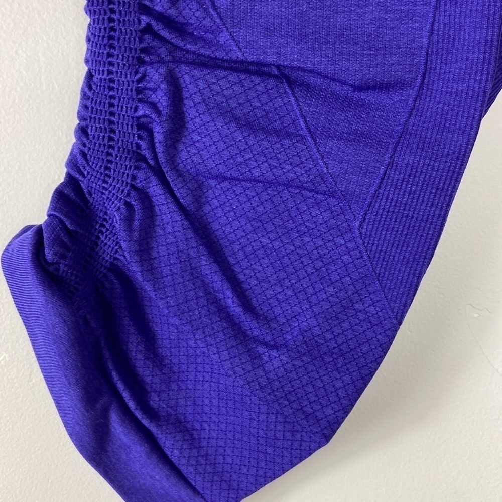 Lululemon Purple Ebb & Flow Cropped Leggings Yoga Pants 6 - Picture 3 of 7